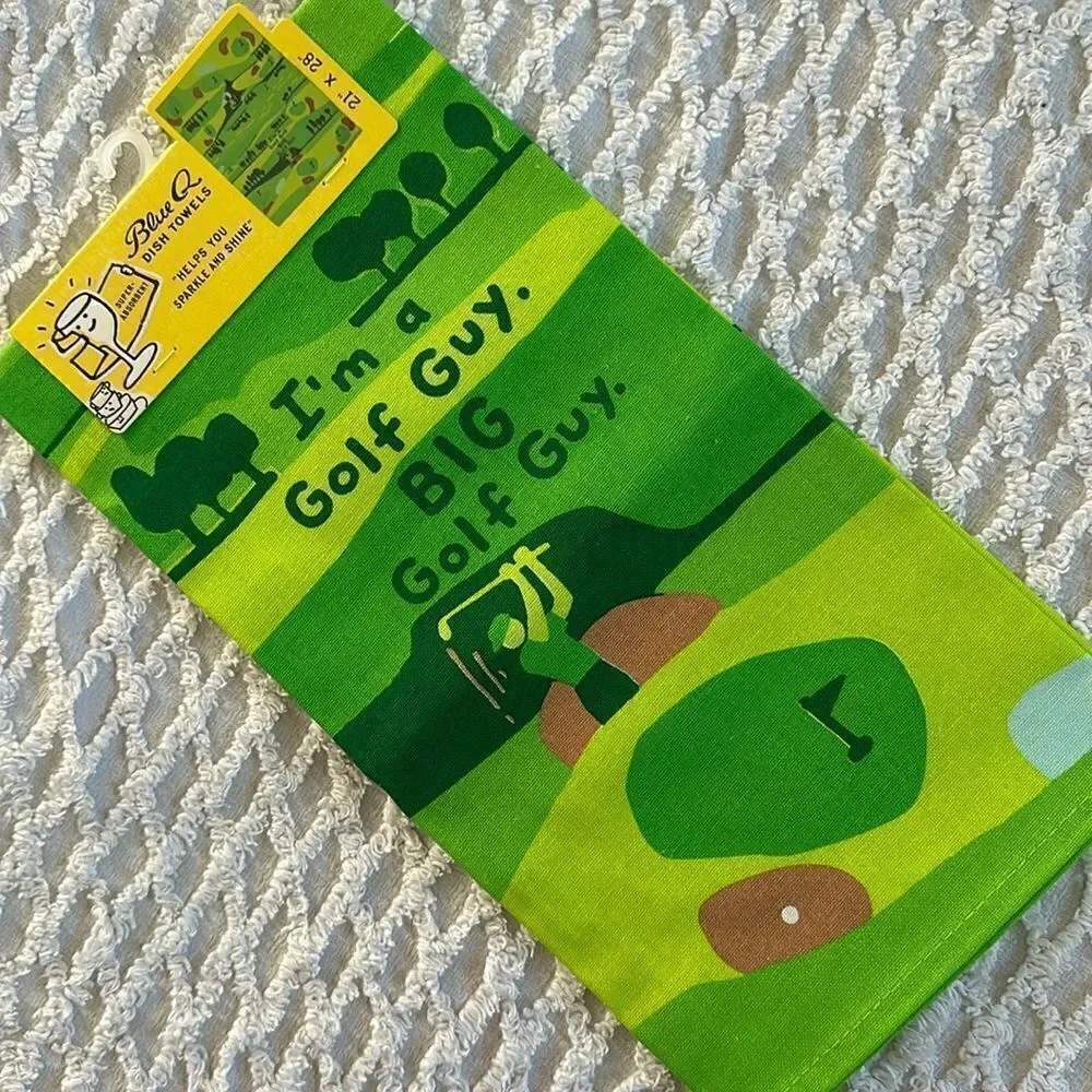 Blue Q Cotton Dish Towel  - Big Golf Guy